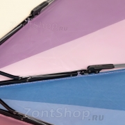 Зонт женский Amico 350 17024 Радуга (вишневый чехол)