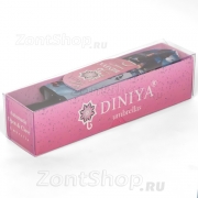 Зонт женский Diniya 134 (17195) Романтика голубой (сатин)