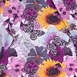 Зонт женский Doppler 7441465 PV Prima Vera 9503 Цветочный блюз Фиолетовый