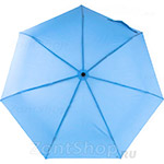 Зонт женский Три Слона однотонный L3765 9455 Голубой