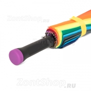 Зонт Радуга Diniya желтый чехол (24 цвета)