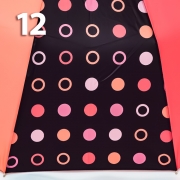 Зонт Три Слона L-3121 (D/25) 18756 Горошины, Оранжевый