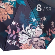 Зонт Три Слона L-3825 (N) 18523 Коричневые хризантемы (сатин)
