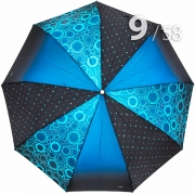 Зонт Три Слона L-3995 (A) 18087 Круги, горох синий (сатин)