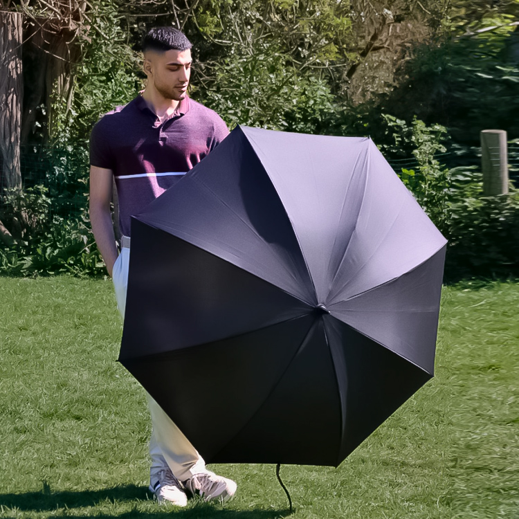 Зонт трость Fulton S942-01 Caddie Golf Black (Черный) гольфер