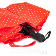 Зонт женский DripDrop 988 (16587) Горох Оранжевый