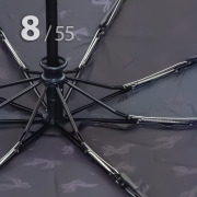 Зонт Три Слона L-3880 (A) 18775 Бант черный (жаккард)