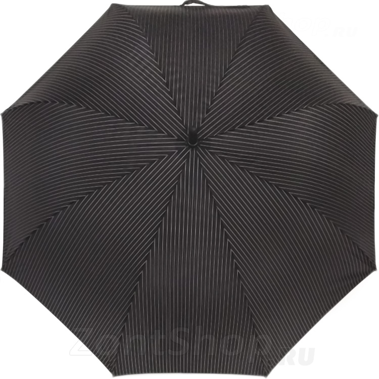 Большой зонт трость Fulton G451 2162 Черный белая полоса