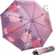 Зонт Три Слона L-3680 (B) 18011 Цветы Графика серый, женский