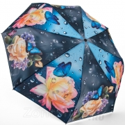 Зонт женский DripDrop 978 (16777) Розы и бабочки