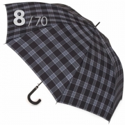 Зонт трость Три Слона M2182 (L) 11453 Клетка (гладкая ручка)