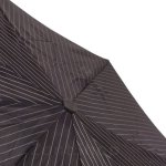 Зонт Fulton G818-2162 (Черный-белая полоса, дерев. ручка)