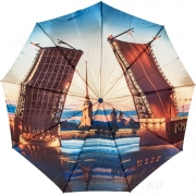 Зонт женский Amico 1308 16344 Санкт-Петербург Дворцовый мост (сатин)