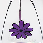 Зонт трость женский H.DUE.O H425 11516 (4) Яркий цветок сиреневый