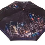 Зонт женский Три Слона L3845 15356 Мозаика ночного города (сатин)