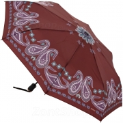 Зонт женский Amico 1126 16378 Узоры Бордовый