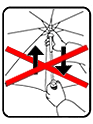 Запрещено руками раскрывать и складывать зонт
